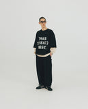 [AG] Slogan Layered Long Sleeve