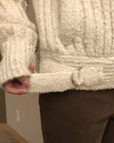 [MADE] Yura Two-Way High Neck Knit Zip-Up