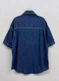 [Short sleeve ver.] Lucky denim loose fit shirt