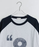[unisex] Teennob Number Printing Color Matching Over Short Sleeve Tee