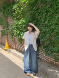 Cubibi Roll-up Stripe Over Shirt