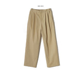 Int two tuck banding wide pants