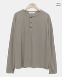 Kiyul Henley Neck Warmer Long Sleeve T-shirt