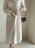 Mazel Collar Shirt Wrap One Piece