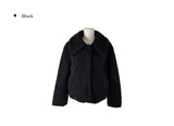 Anju Fur Collar Quilted Short Jacket