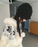 Roteng Bokashi Crochet Knit Beanie