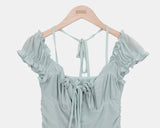 Muren Halter Sleeveless Blouse