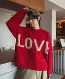 Love Lettering Round Knit