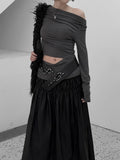 Kels Cutout One-Off Long Sleeve Tee