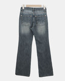 Lopa Bootcut Washed Denim Pants