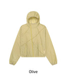 Ruen Diagonal Zipper Summer Windbreaker