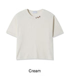 Kenny Drawing Embroidered Short Sleeve T-shirt