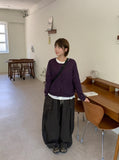 [unisex] Ridello Pintuck Rivet Banding Wide Pants