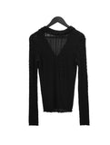 Lay See-through Embossed Lace Cardigan