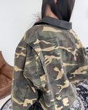 Ruffle bio work jacket