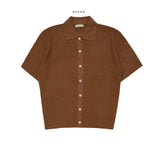 Hits Collar Knit Cardigan