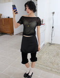 WAVE BOAT-NECK TOP