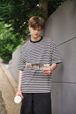 Heavy Overfit Border Short Sleeve T-shirt