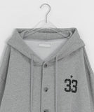 [Unisex] Simenp Printing Over Hood Cardigan