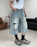 Patton Cut Bermuda Denim Pants