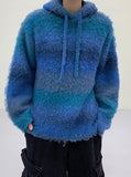 Pallete snow mohair hoodie