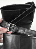 1172 Belt Strap Mid Boots (3cm)