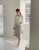 Candy Halter Round Knit