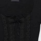 Lipto Lace Crop T-Shirt