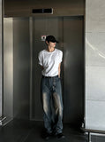 Shabay Banding Wave Washing Denim
