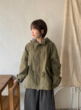 [unisex] Kuniki Hood Over Short Field Jacket
