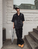 Mute Dyeing Wide Cargo Pants