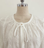 Sedel Lace Flower Embroidery Blouse