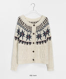 Kikone Nordic Button Knit Cardigan