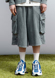 PINCH CARGO SWEAT BERMUDA PANTS