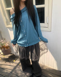 Ekin Sheer Layered Skirt Pants