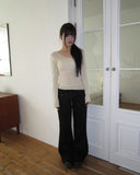 Novan Shibori Elastic Bootcut Pants