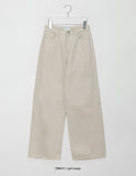 Setomo washed wide cotton pants