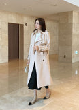 Azel Double Long Trench Coat