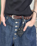 Dape embroidered fly denim pants