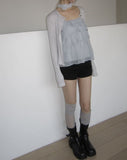 Erel High-Waisted Button Shorts