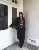 [Wool 20] Rican Stripe Wool Round Knitwear