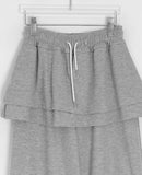 Jehin Wide Banding Skirt Pants