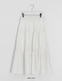 Kanzi Banding Shirring Long Skirt