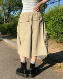 Keshi Pigment Washed Cargo Bermuda Shorts