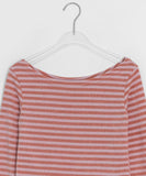 Copit Stripe Knit Long Sleeve Tee
