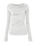 2.Drape Long Sleeve