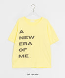 Noia Lettering Loose Fit Short Sleeve Tee