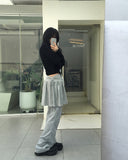 [A/M] Minz Slim Fit Bootcut Training Pants