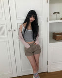 Yadin Ribbed Open Cardigan