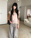 Aileen Frill Sleeveless Blouse